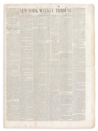 Seneca Falls & Ohio Womens Rights Conventions. Three Contemporary Newspaper Reports, 1848-1850.